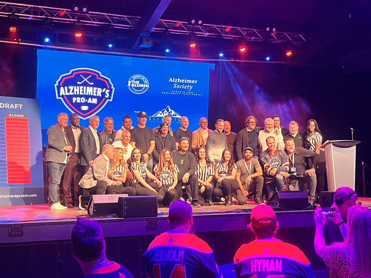 Alzheimer’s weekend! Draft night. Always such a great weekend, thanks to all who sponsored me our team finished 3 rd in fundraising over 93,000