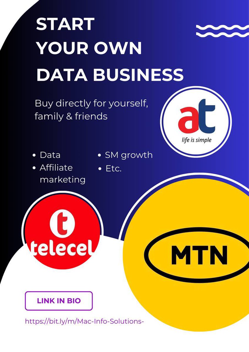 mac9146's tweet image. Sign up for free to become an affordable data reseller. Earn commissions when people buy with your link… Sign up link on my profile.

#earnmoneyonline #makemoneyonline