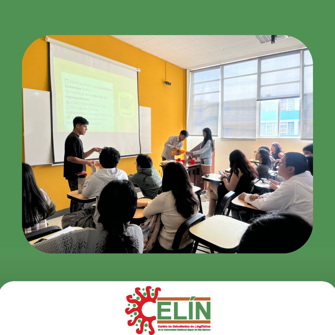 celin_unmsm's tweet photo. 👋✨ ¡Bienvenidos a la familia de Lingüística!

Hoy compartimos una jornada especial con los cachimbos de la Escuela de Lingüística de la UNMSM: derechos, responsabilidades y el trabajo de la Revista Glotología 📚. ¡Esto es solo el comienzo! 🎉

#Celín #Lingüística #UNMSM https://t.co/1k0hY6OYuF