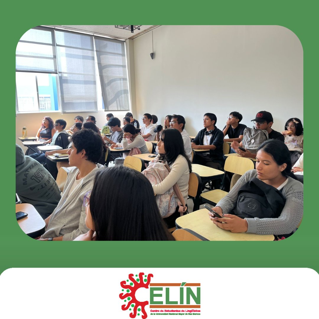 celin_unmsm's tweet photo. 👋✨ ¡Bienvenidos a la familia de Lingüística!

Hoy compartimos una jornada especial con los cachimbos de la Escuela de Lingüística de la UNMSM: derechos, responsabilidades y el trabajo de la Revista Glotología 📚. ¡Esto es solo el comienzo! 🎉

#Celín #Lingüística #UNMSM https://t.co/1k0hY6OYuF
