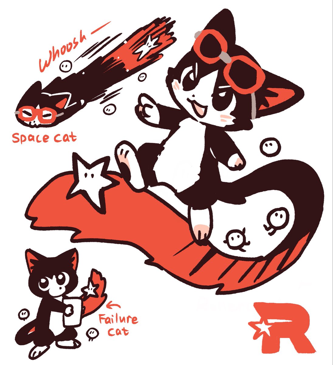 uuunicycle's tweet photo. So I drew my OC for KT...

Space travelling cat with a rollercoaster tail🎢🐱🚀

I was so sad there wasn't a Nexx artist OC version of KT during the match🥲🥲🥲🥲🥲
#KTWIN https://t.co/05gxkCO9vm