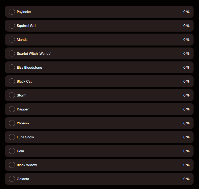 AKALYNN101's tweet image. Hi everyone!! Aka here!😌

I just wanted to announce that a new Growth Drive is coming soon with the Marvel Rivals girls. You can vote for the winner on my Patreon.

(Btw, Emma, ​​Invis, Angela, and Rogue won't be included.)

#3d #MarvelRivals #giantess #growth #musclegrowth