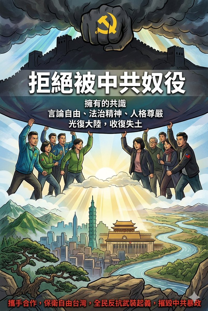 中華民國 中華保台反共復國黨 （政黨證字第381號） tweet media