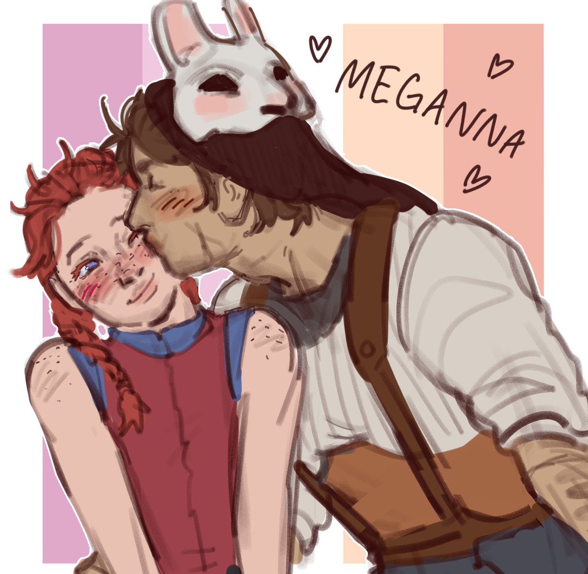 m0ss_dr4ws's tweet photo. second ship for lesbian visibility week ^u^ #meganna #megthomas #thehuntress #annahuntress #dbdfanart https://t.co/ObXeVo1p12