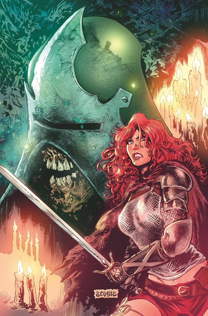 cimerians's tweet image. Immortal Red Sonja #1 cover by Dave Acosta
#comicart