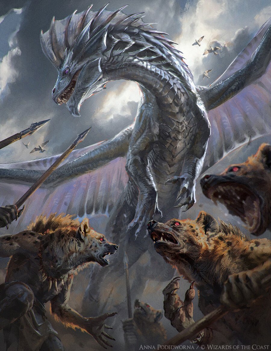 cimerians's tweet image. Silver Dragon artwork by Anna Podedworna
#DungeonsandDragons #dndart