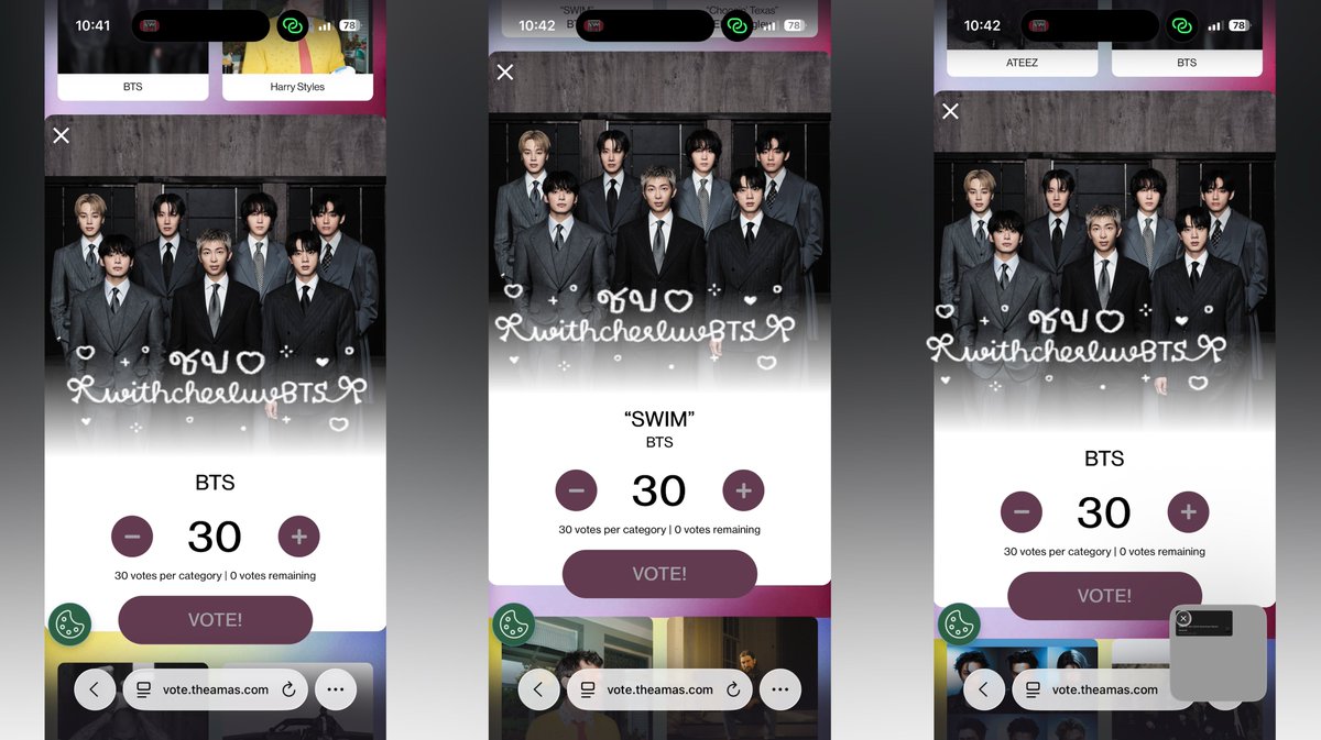 𝟭𝟯% ‎☆ SWIM 1HOT100 💜 ARIRANG ALOTY tweet media