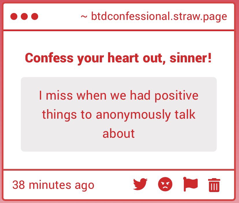 BTD Confessional 🦊🔨 𖦹 tweet media