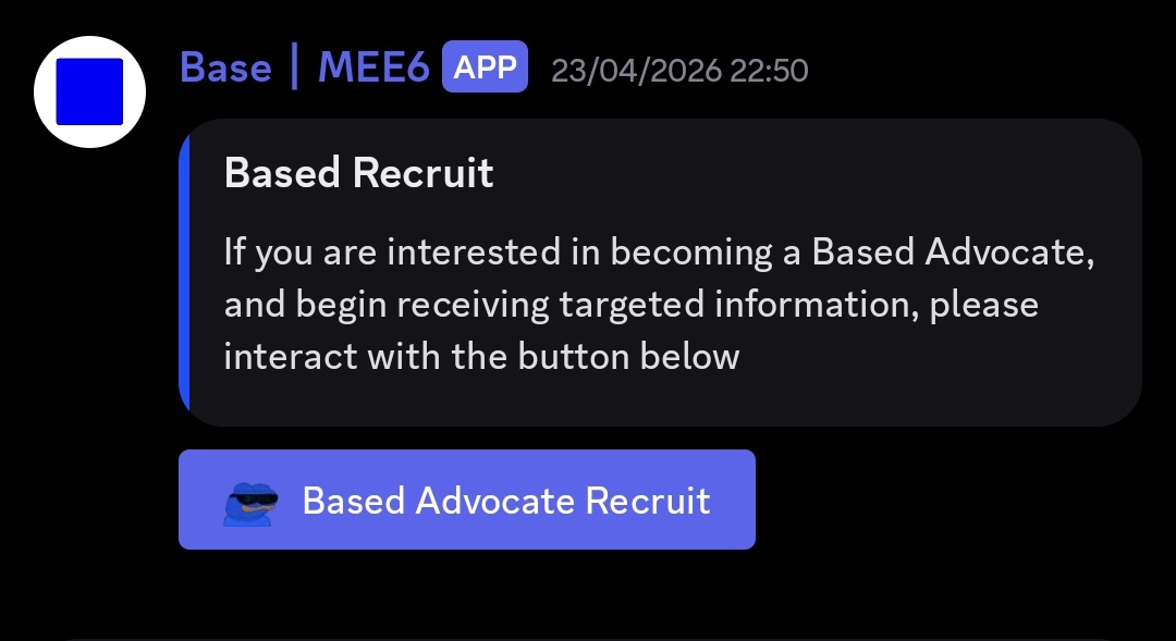 hannan36602's tweet image. OMG 🤯❤️

I’m officially eligible for the @base Advocate Recruitment role! 🚀

Super excited for this opportunity 💙
What’s your status? Let me know 👇

#Base #Advocate #Web3 #Crypto