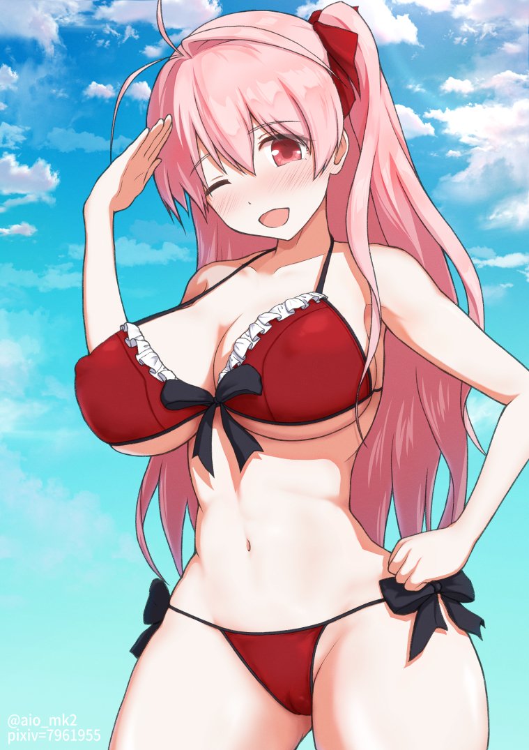 岸本あやせ
牧瀬紅莉栖
咲畑梨深
漆原るか

#なんの脈絡もなく水着イラストを再掲して最近フォローしてくれたフォロワーを怖がらせましょう 