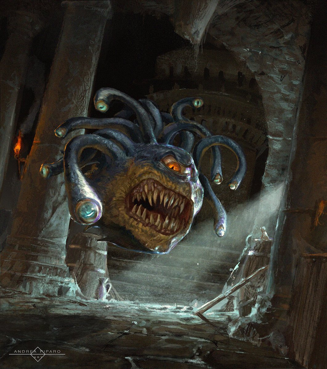 cimerians's tweet image. Xanathar - Andrea Piparo
#DungeonsandDragons #dndart