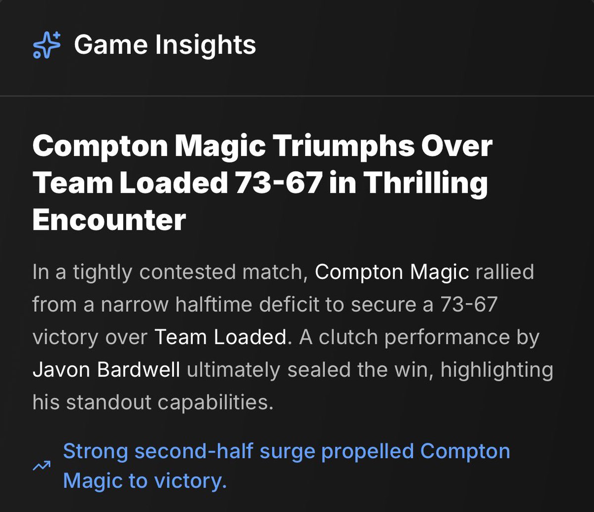 scopescouting's tweet image. Compton Magic vs. Team Loaded Game Insights Powered by The Passport @SportsPassports @3SSBCircuit @Compton_Magic @vaassault #3SSBCircuit #ScopeScouting #ThePassport