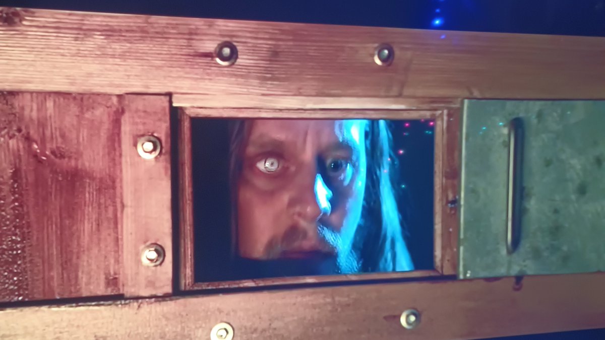 LadyVHS's tweet image. Do you let him in? 

I think I probably would 🤷‍♀️🖤

#MutantFam #TheLastDriveIn #Walpurgisnacht