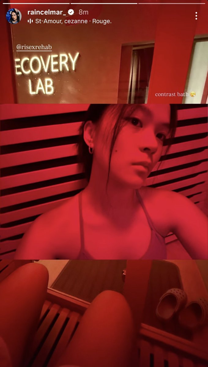UnicaCHU's tweet photo. She's really serious talaga sa journey na ito. May pa-ice bath pa yan sha for body recovery.😭

RAIN CELMAR | #RainCelmar https://t.co/3RkbhGsnCV