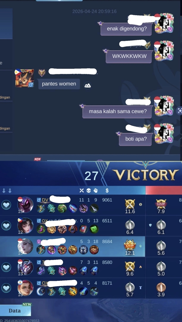 Mobile Legends Menfess tweet media