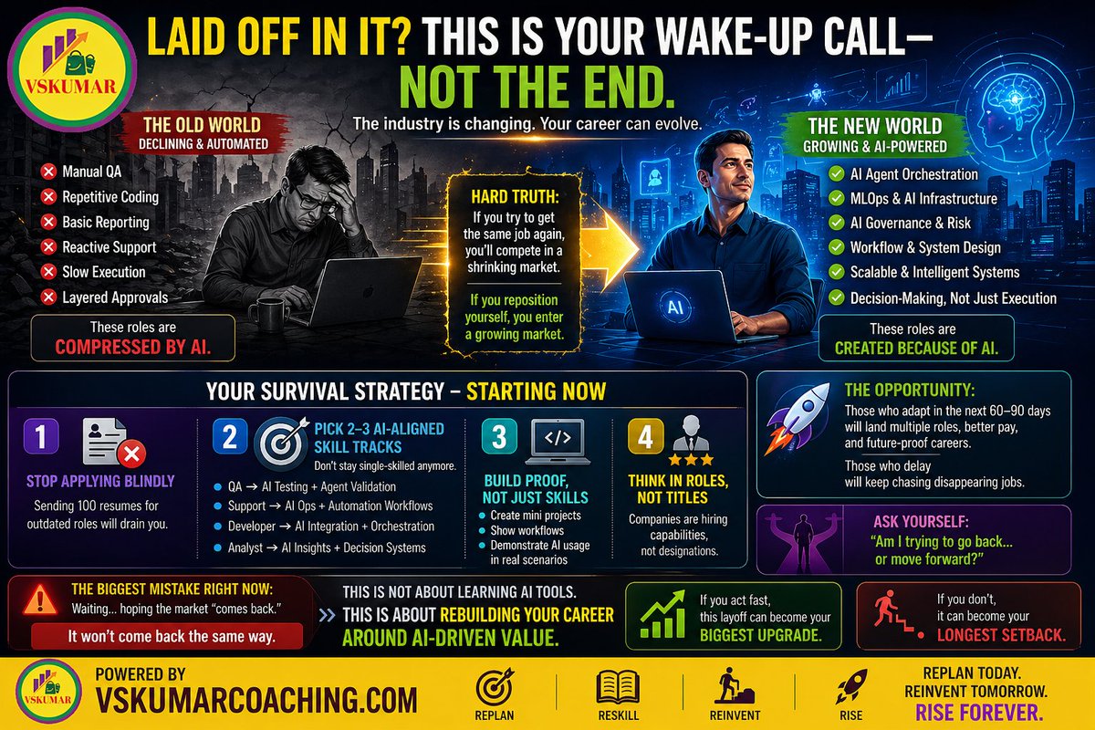 vskdevopsv's tweet photo. Get the solution ASAP, If  you are laid-off.
https://t.co/RFBkyf4kfE https://t.co/P9mrBJlV4u