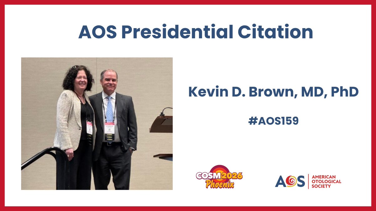 American Otological Society tweet media