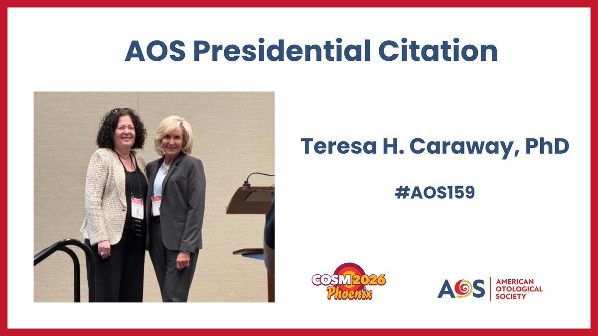 American Otological Society tweet media