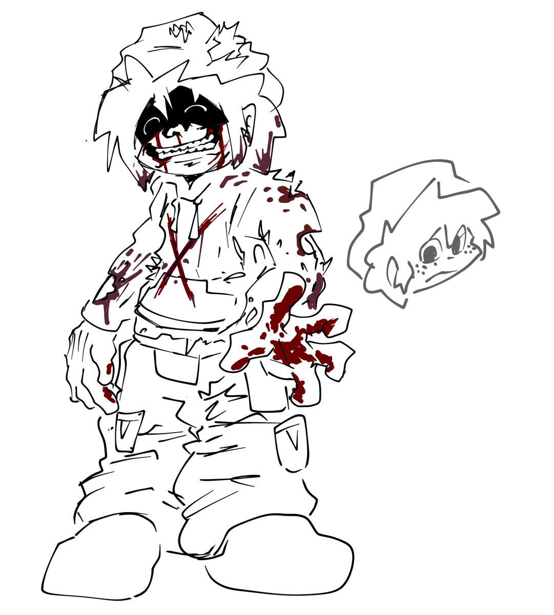 FNF E-sides (Swapped out) tweet media