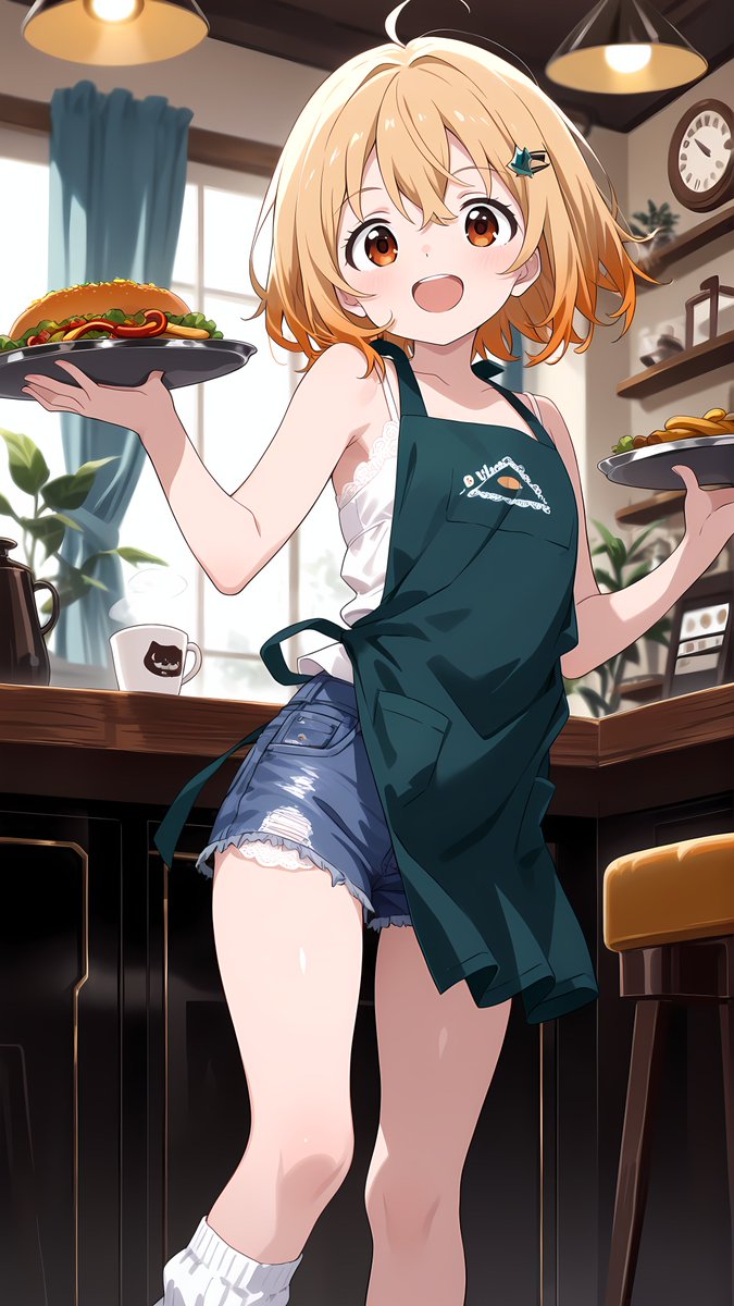 pote_bus's tweet image. マシュマロ・クラウド・レイヤーさん(バイト中3)

検索除外解除された？みたいなのでお仕事戻りますねー🌟

たくさん食べていってくださいね✨️

＃AIイラスト #AIart #4KUHD #陽葵