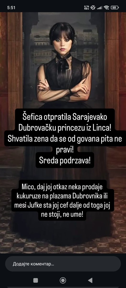 samo svoj tweet media