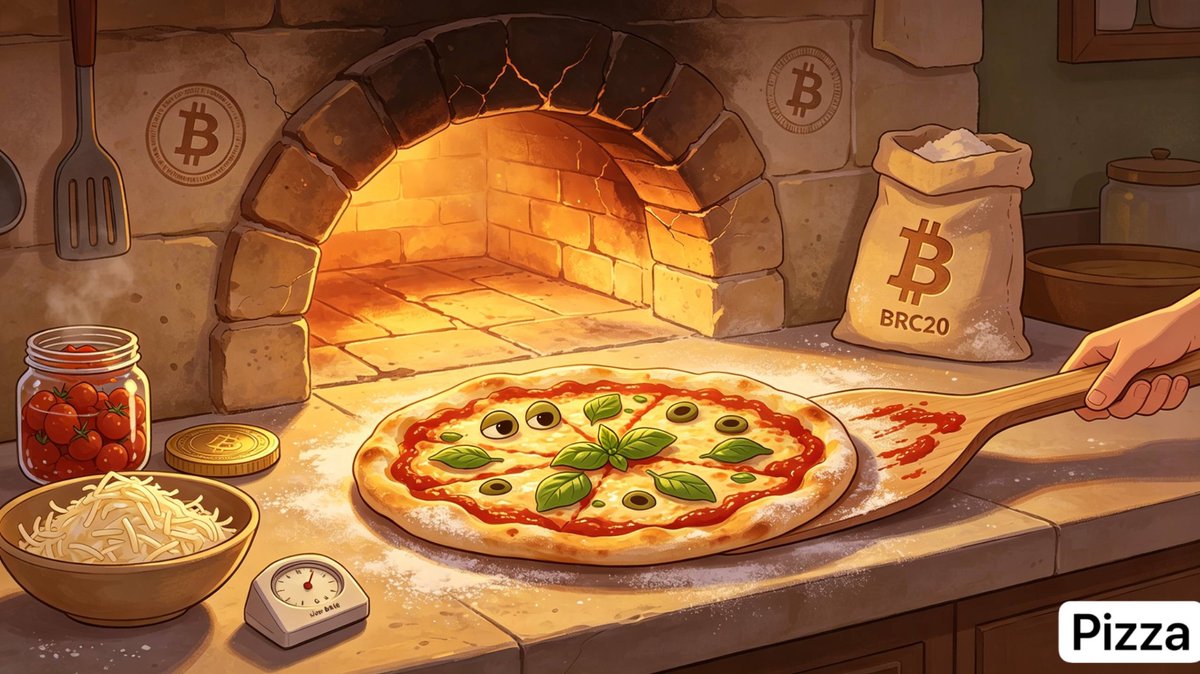 Pizza2049's tweet image. The best ingredients take time. The best conviction takes silence. Keep baking. 🍕
#BRC20 #Bitcoin $Pizza