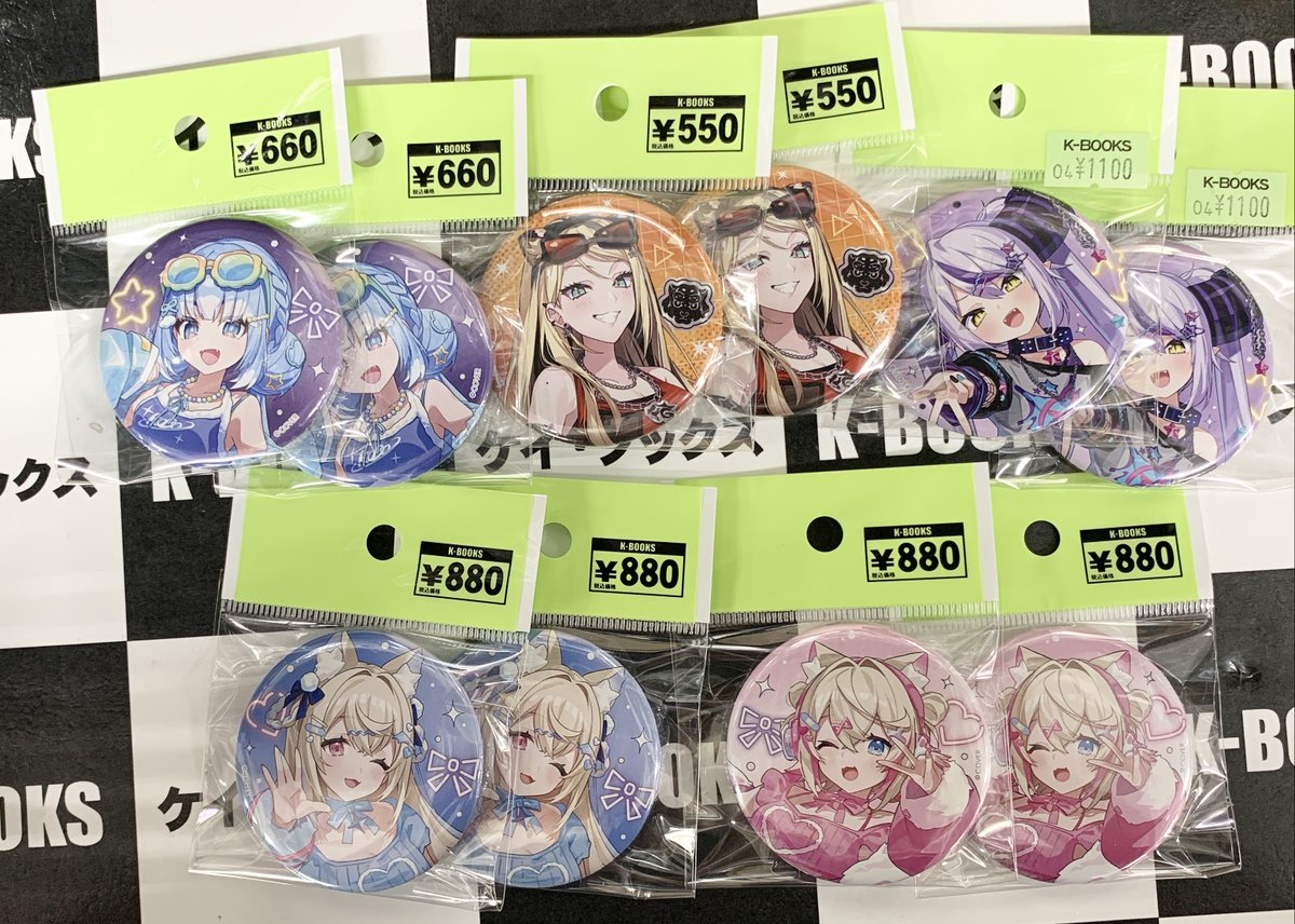 入荷情報】 ＃ホロライブ official shop in Harajuku 原宿 缶バッジ 