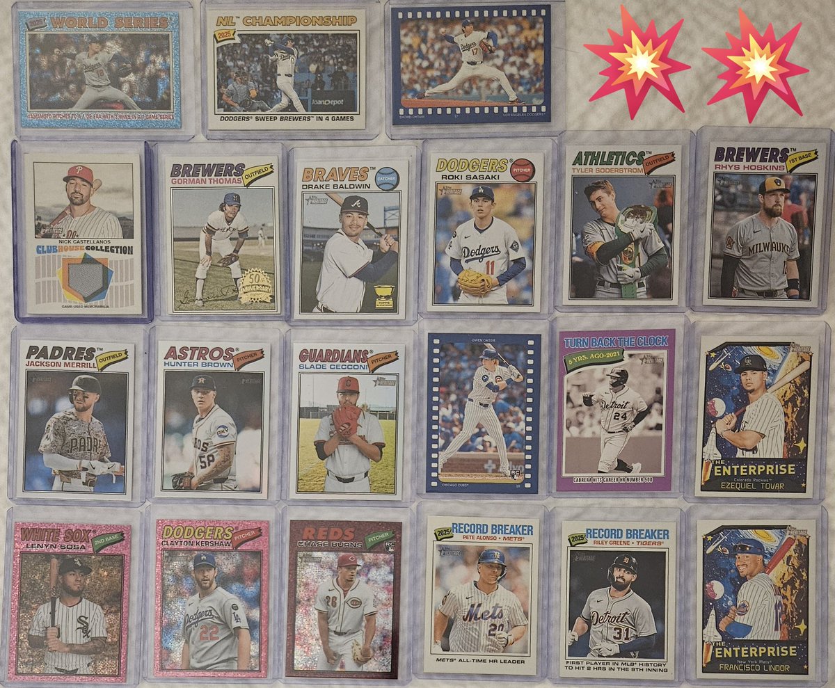 3bangerbreaks's tweet image. #Hits from the 2026 #Topps #Heritage #Baseball #PYT +  #Random #Team #Mixer #Box #Break

#TBBCrew #MLB #TBBReposts #TBBBreakCredit #tradingcards #thehobby