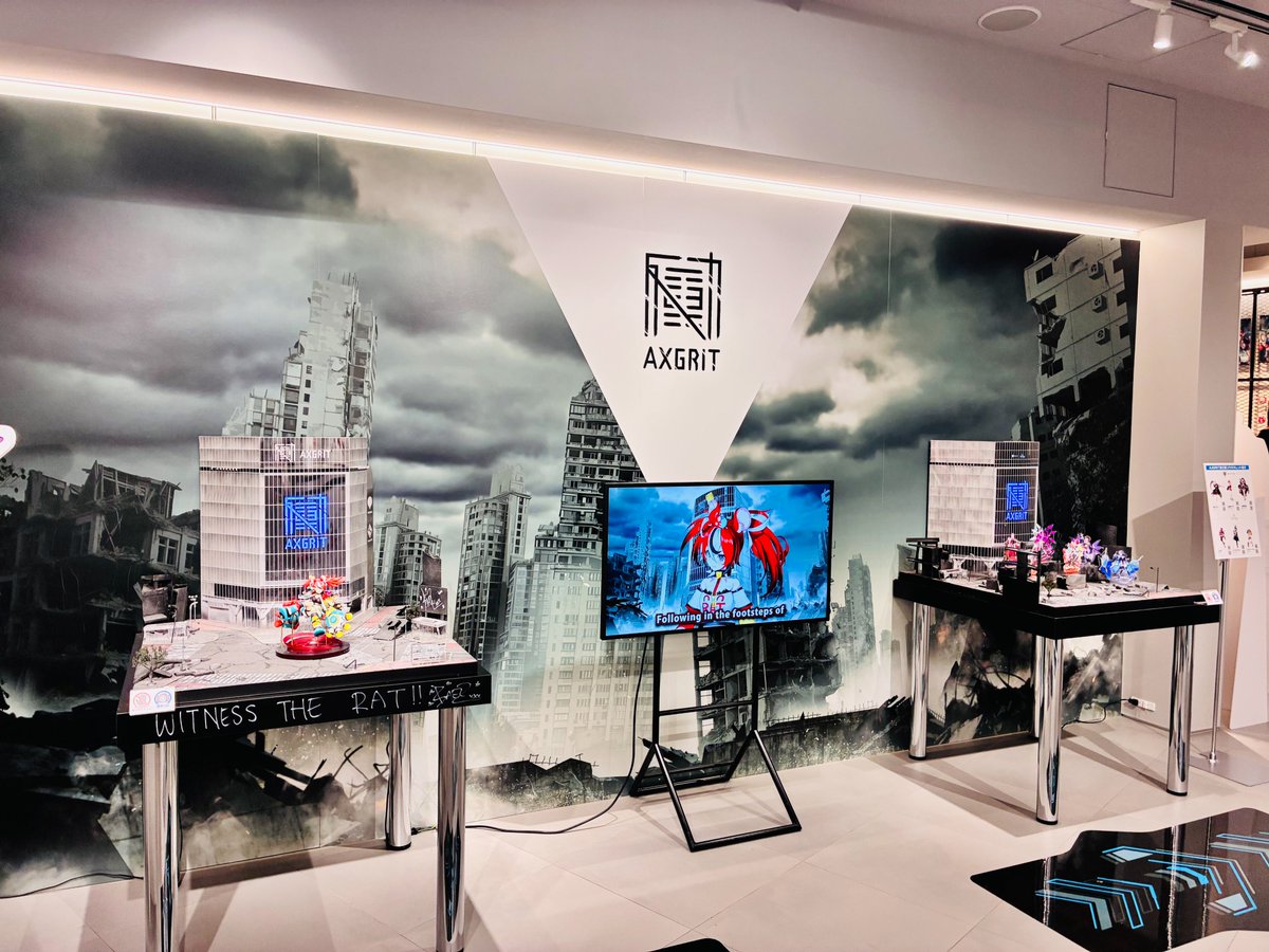 💀🐔🐙💎⌛️🎲💀🐔🐙💎⌛️🎲

本日2026年4月25日(土)より開催‼️
AXGRIT 第5弾企画『#ホロライブEnglish -Myth-＆-Promise-』 のPOP UP SHOP

💀🐔🐙💎⌛️🎲💀🐔🐙💎⌛️🎲

-Myth-＆-Promise-のメンバーが大迫力のAnti×Gravity Unitをまとった姿で登場✨✨✨