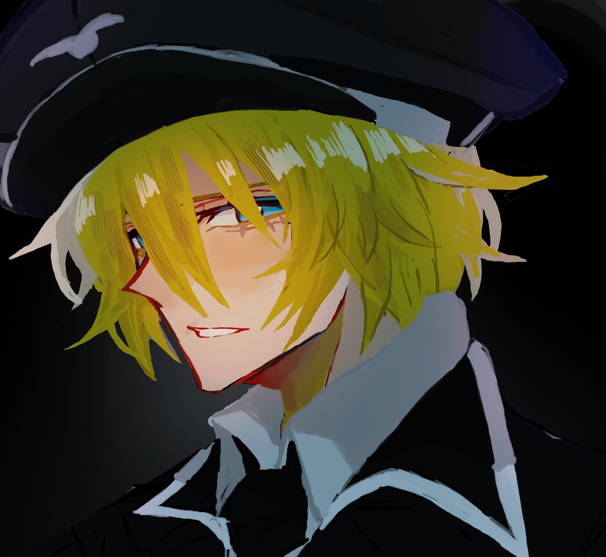 nsin_game's tweet photo. 短髪ハイドリヒ卿すき https://t.co/n8ReyA2l02