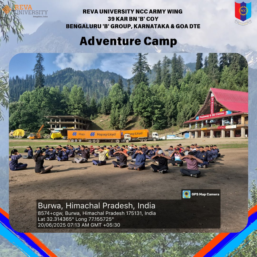 39Inf's tweet photo. JUO Sanju L. Guraddi completed NCC Adventure Camp at ABVIMAS🏔️, Manali, excelling in high-altitude expeditions, mountaineering skills, and survival training—showcasing resilience, discipline, and proudly representing Karnataka &amp; Goa Directorate and REVA NCC.
 Jai Hind!🇮🇳
#NCC https://t.co/03TIqcWMig