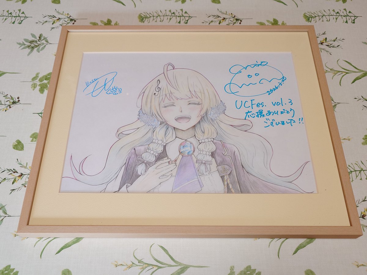 みてみてみぃむ #水魚みぃむ UCFES Vol.3に出演された、みぃさんに贈ら