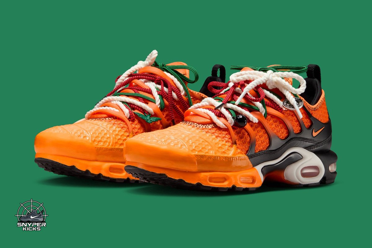 SnyperKicks's tweet image. Homecoming x Nike Air Max Plus "African Sunrise"
Colorway: Safety Orange/Bright Mandarin/Black
Style Number: 
Release Date: April 25, 2026
Price: $190
#AirMax #AfricanSunrise #homecoming #nike