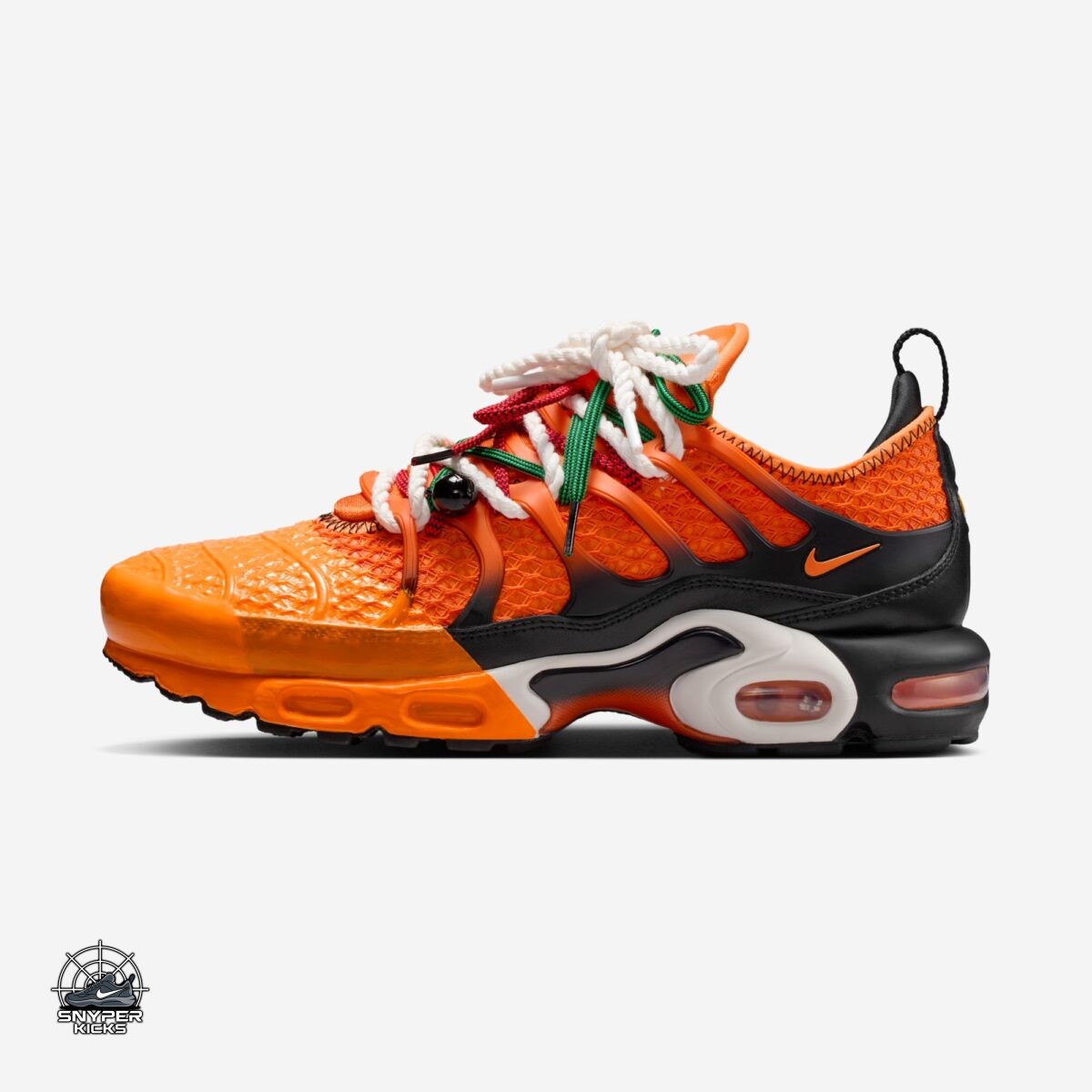 SnyperKicks's tweet image. Homecoming x Nike Air Max Plus "African Sunrise"
Colorway: Safety Orange/Bright Mandarin/Black
Style Number: 
Release Date: April 25, 2026
Price: $190
#AirMax #AfricanSunrise #homecoming #nike