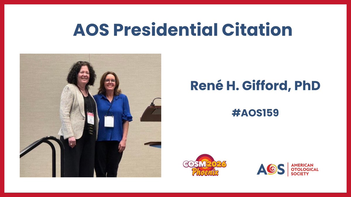 American Otological Society tweet media