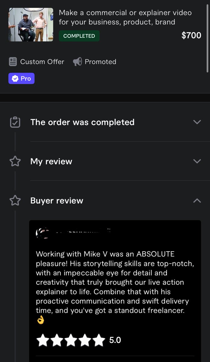 envy_mikevann's tweet image. Thrilled to share another glowing review for our explainer video service! Mike V's storytelling skills blew this client away. Ready for your custom video? Visit nuel.ink/fTUNWr #VideoMarketing #HappyClient #MadeOnFiverr