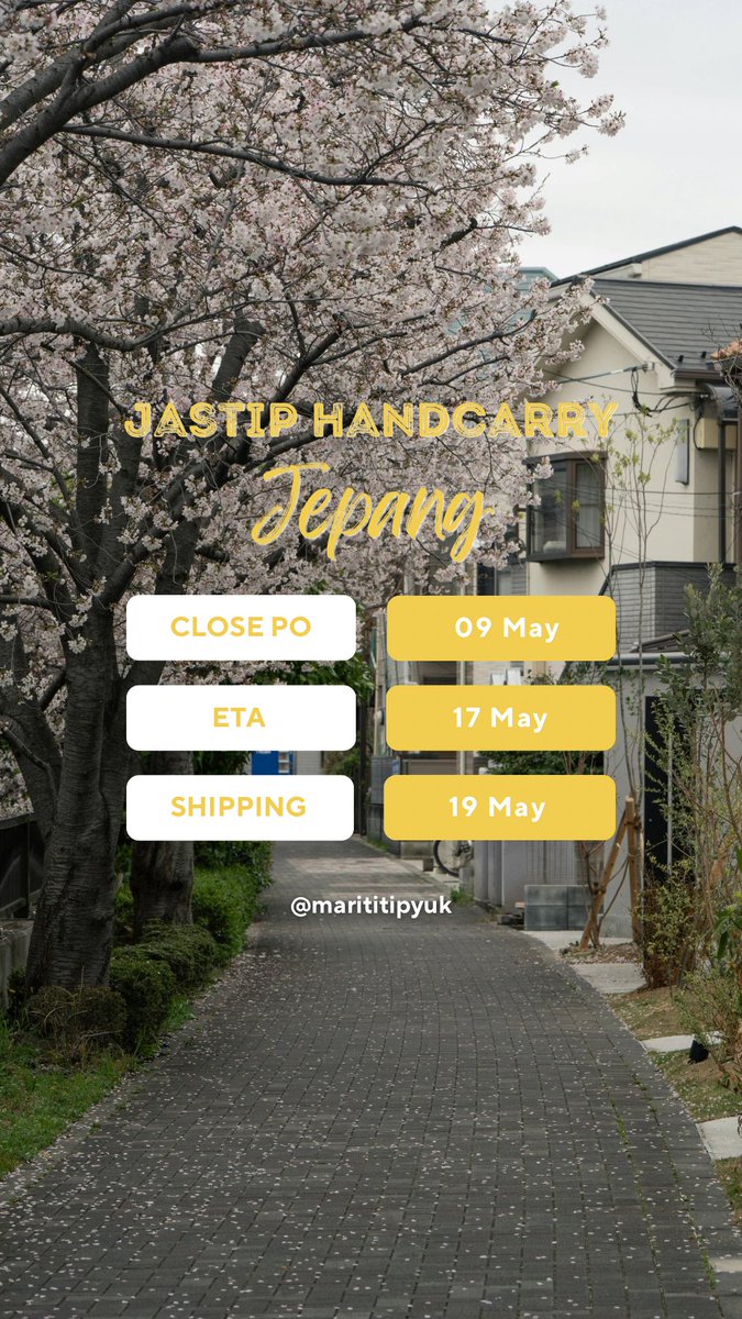 marititipyuk | JASTIP HANDCARRY JEPANG | WH CHINA tweet media