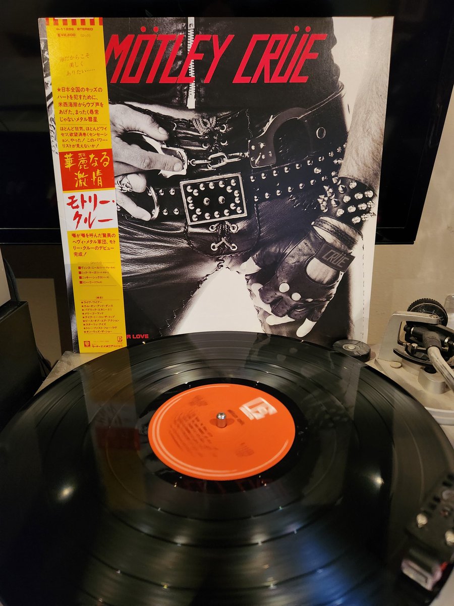 SpinVinyl1's tweet image. Motley Crue's 1981 debut Too Fast For Love is one of the best debut albums of the early 80's and led the way to what would come later in the decade. This Japanese press is fantastic!
#MotleyCrue #TooFastForLove #vinylrecords