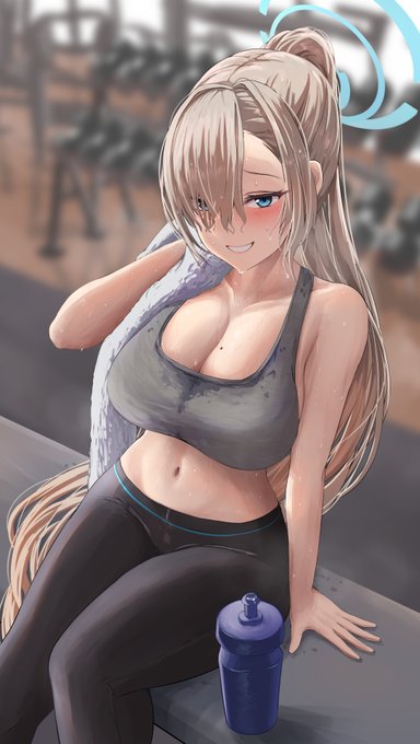 🤍💦💕 #ブルアカ 