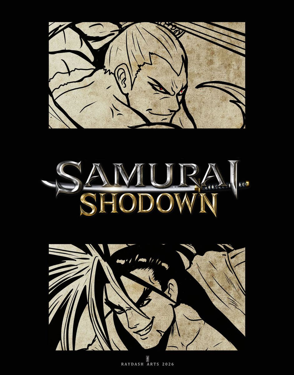 Raydash30's tweet image. #samuraishodown #kof #lastblade #worldheroes #raydasharts