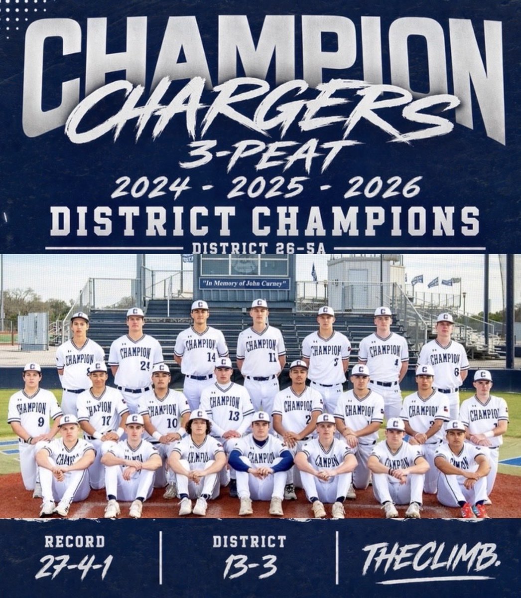 Champion Charger Baseball tweet media