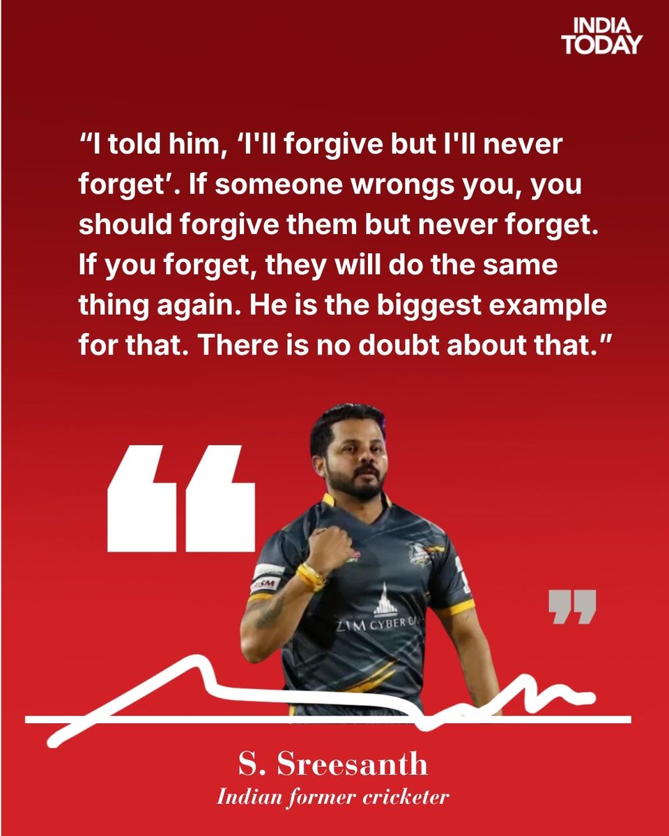 IndiaToday's tweet photo. Former India pacer Sreesanth has reignited the infamous IPL “Slapgate” controversy, claiming Harbhajan Singh earned around Rs 80 lakh to Rs 1 crore from an advertisement based on the 2008 incident. Sreesanth said Harbhajan later asked him to promote the ad on social media, which he refused. 

He added that while he chose to forgive Harbhajan, he would never forget the episode, and revealed he has now blocked him on Instagram. The original incident in IPL 2008 had led to Harbhajan being banned for the rest of the season.

Read more: https://t.co/Hrw7gBEyoZ

#Slapgate #Sreesanth #HarbhajanSingh #CricketControversy #IndianCricket #IndiaTodaySocial