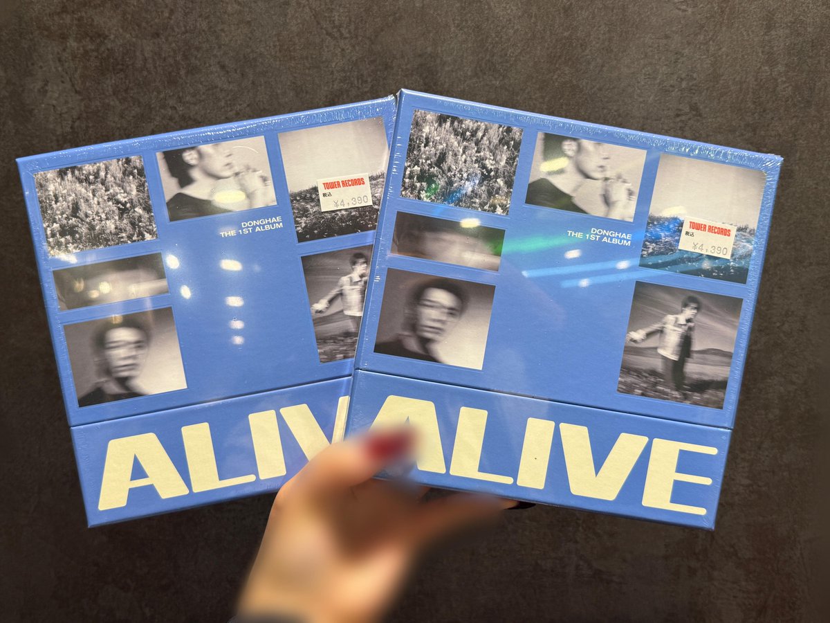 【#タワ渋kpop】

#DongHae THE 1ST ALBUM[#ALIVE]
Photobook Ver.入荷いたしました‼️

5F K-POPフロアにて販売中です💿

※Keycap Ver.はご予約分のみになっております。

🎁特典🎁
フォトカード(全2種ランダム)

🔗tower.jp/article/featur…

韓国ファーストフルアルバムでの
ソロカムバック‼️