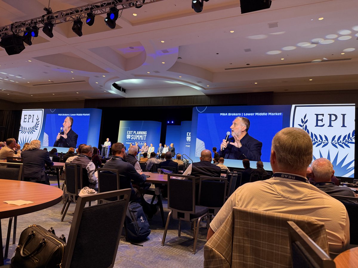 BrianWillet's tweet image. #CEPA Exit Planning Conference with EPI was a great time to learn and work on my business instead of in my business.  As entrepreneurs let’s put growing value over growing income!