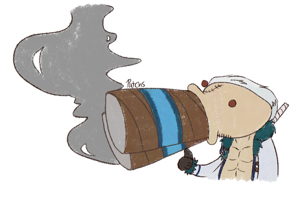 Chat, I bring you a silly little Smoker just like the Crocodile as promised 
#smokeronepiece