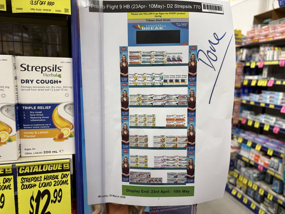 ashfrommelb_'s tweet photo. Chemist warehouse product placement in a nutshell https://t.co/KBf6OnQFF8
