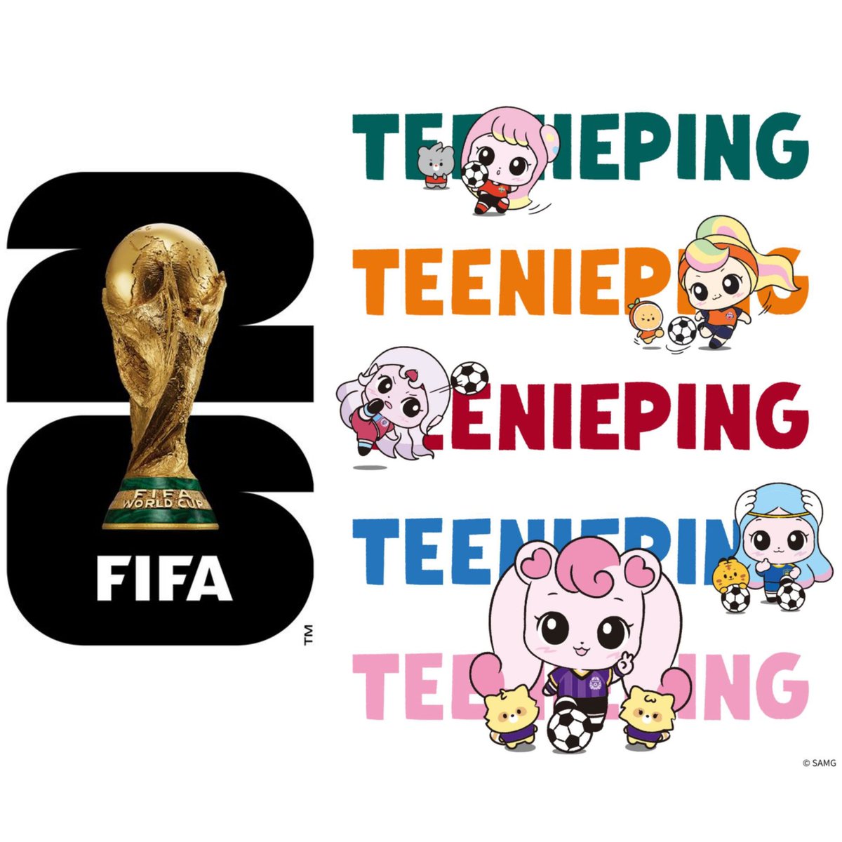 UmairAbdur77846's tweet image. FIFA World Cup 2026 X Princess Catch ! Teenieping (Season 6)
#FIFA #FIFAWorldCup #FIFAWorldCup2026 #프린세스캐치티니핑 #캐치티니핑 #캐치티니핑시즌6 #티니핑 #티니핑시즌6 #princesscatchteenieping #catchteenieping #teenieping @FIFAcom @FIFAWorldCup @EINIPI0 @EILIPING @Polly1939044