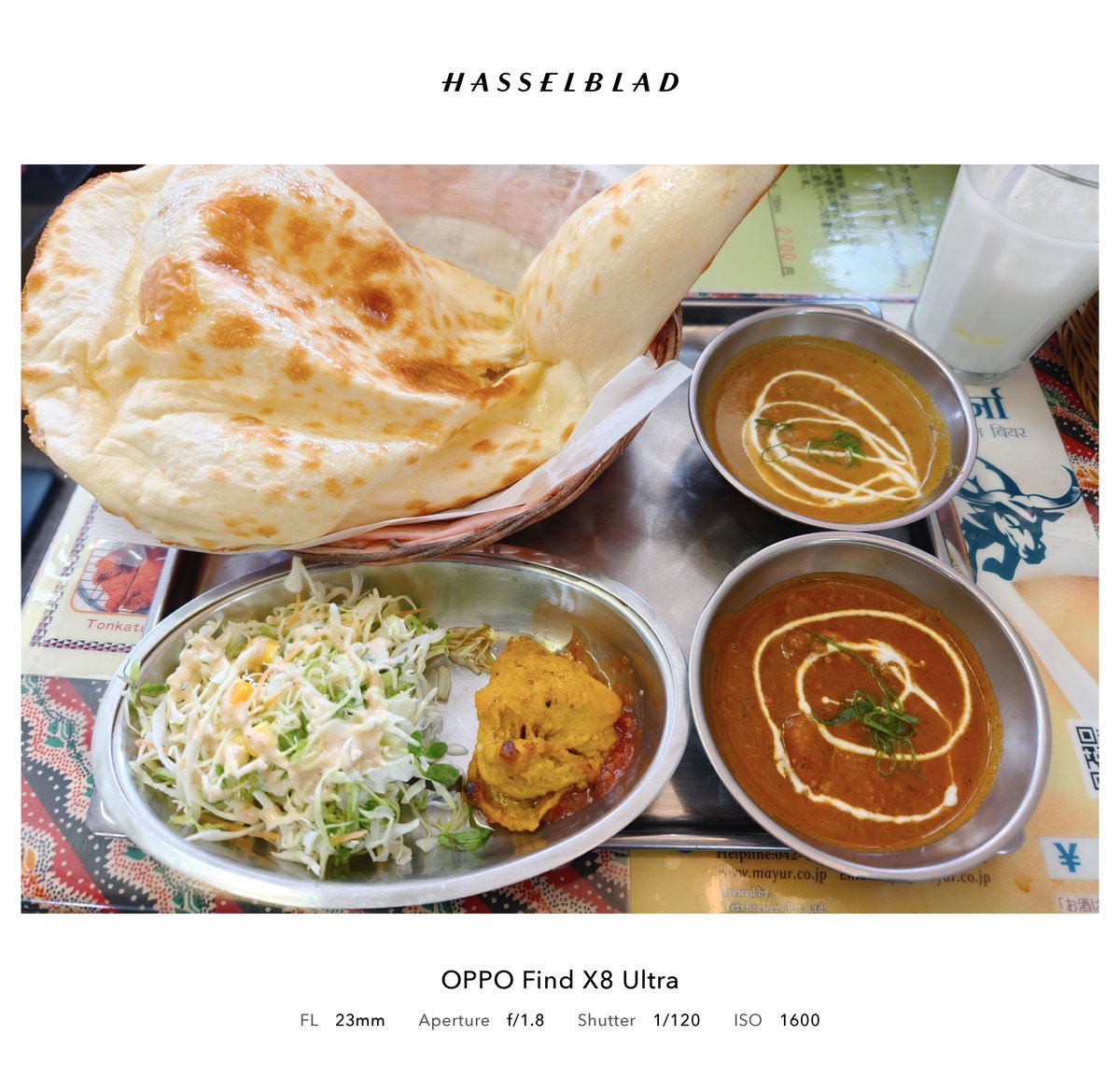 mokemias's tweet image. バターチキン＆かぼちゃのカレー
ナンでかかった！

#FindX8Ultra
#日常垢