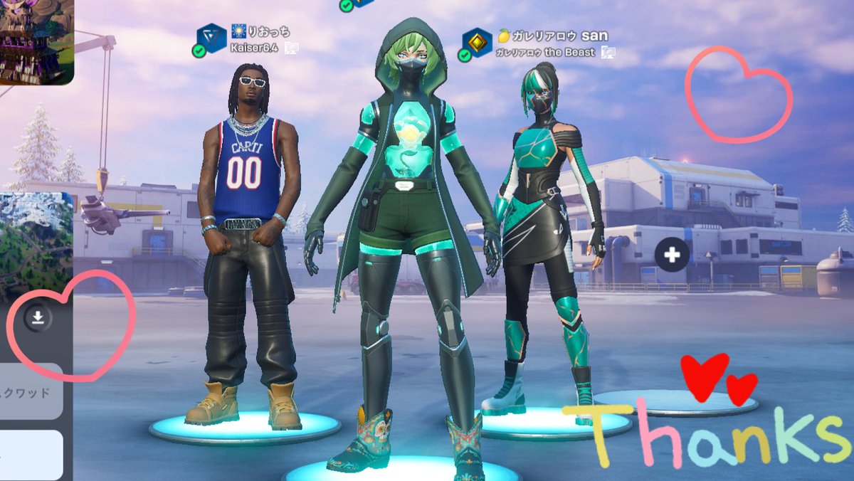 akemi1014akemi's tweet image. こんにちは(⑉• ω•⑉)🌞🌱
土曜日いかがお過ごしでしょうか
私は今日休み🎶
昨晩は休み前のゲーム沢山できる日❣️
なのに仕事終わって12時間も
寝てしまっていた...
週末午後も良い時間に🌈
#Fortnite #フォートナイト
4/23フォトナ🎮︎💕
ガレｻﾝ.りおっちありがとう❣️
世界を教え終わんない...💦