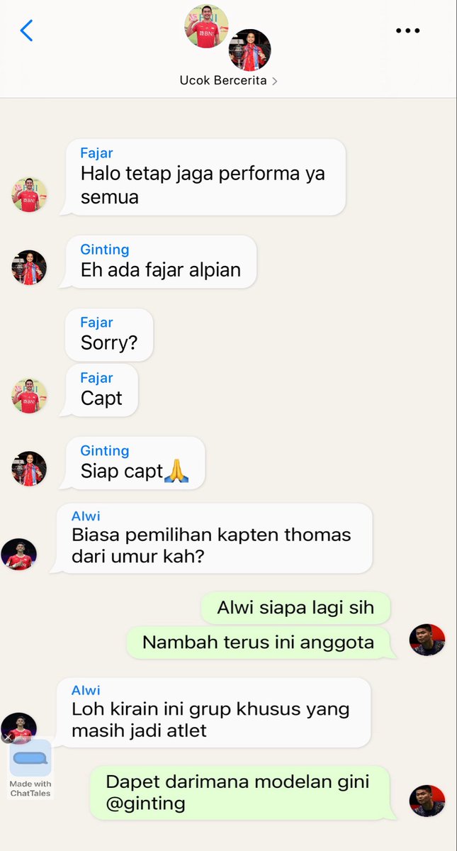 selendiipity's tweet photo. Persiapan Thomas Cup 2026

Fake chat https://t.co/q0NiS2P1zH